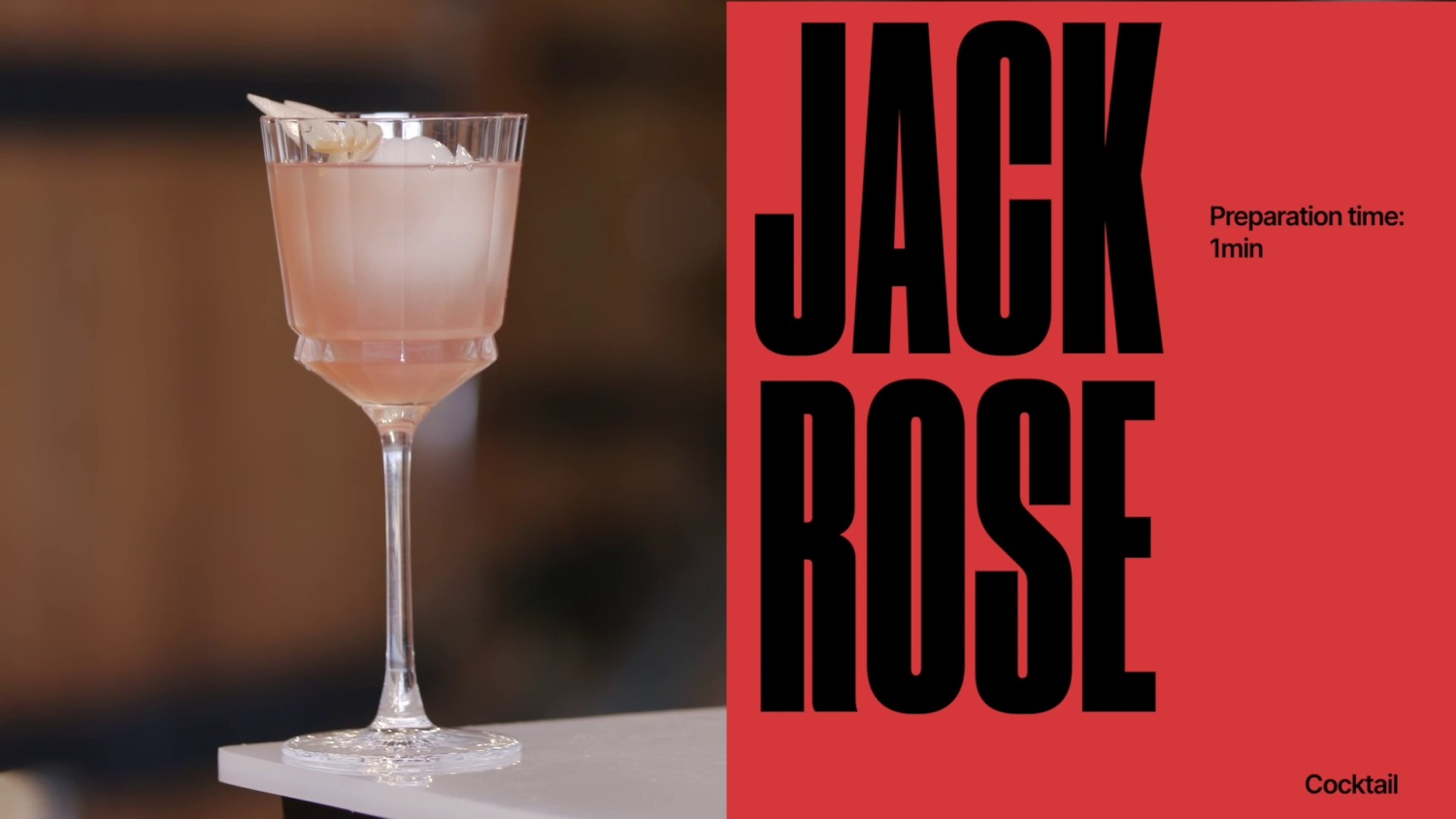 How to make a Jack Rose