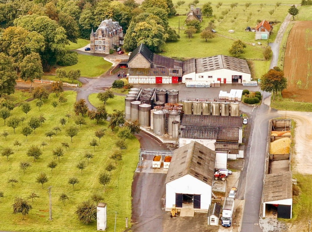 Domaine du Coquerel vu du ciel